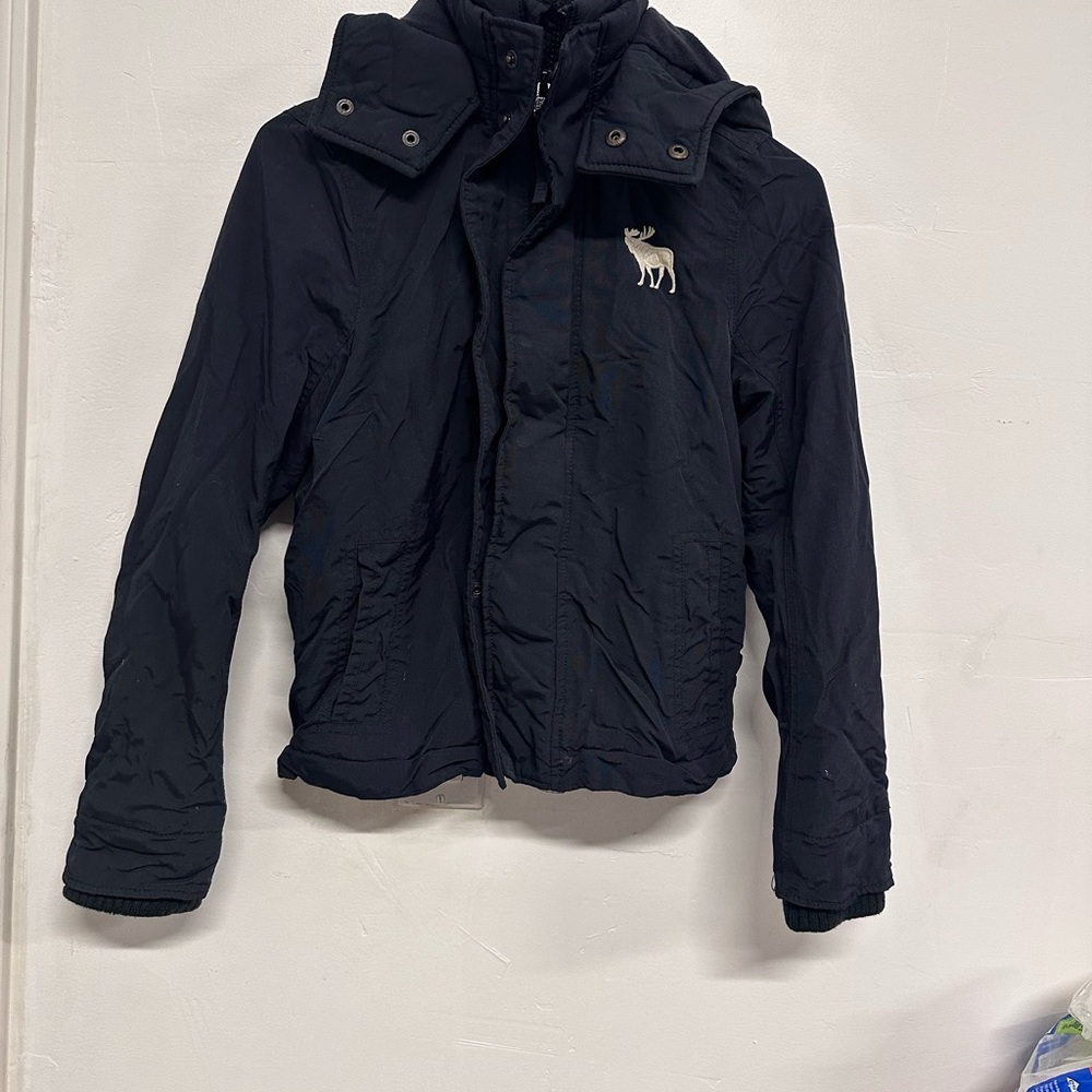 Black Jacket with Moose Logo use